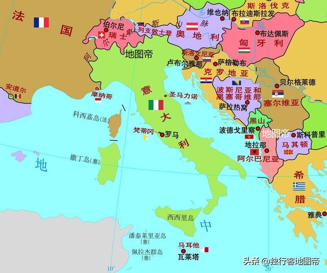 古罗马地图(古罗马地图位置)