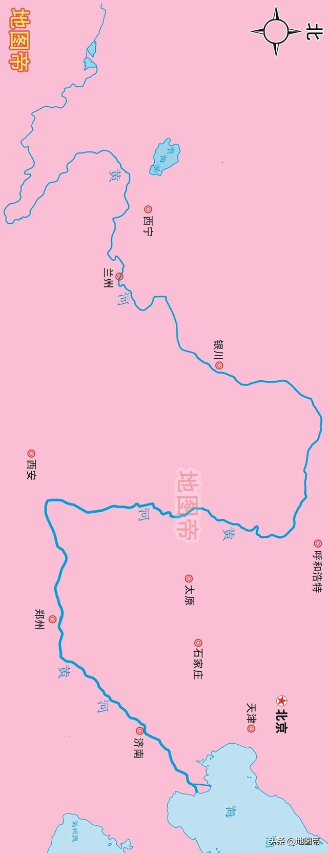 黄河流经地图路线全图(黄河流经地图路线全图高清)